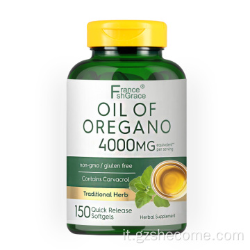 L'integratore Shecome Oregano Oil 4000mg sostiene la salute